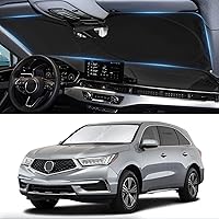 Vista 39 de Parasol, protector plegable para ventana delantera, plegable, visera para parabrisas 240T, cobertura completa para mantener el automóvil fresco