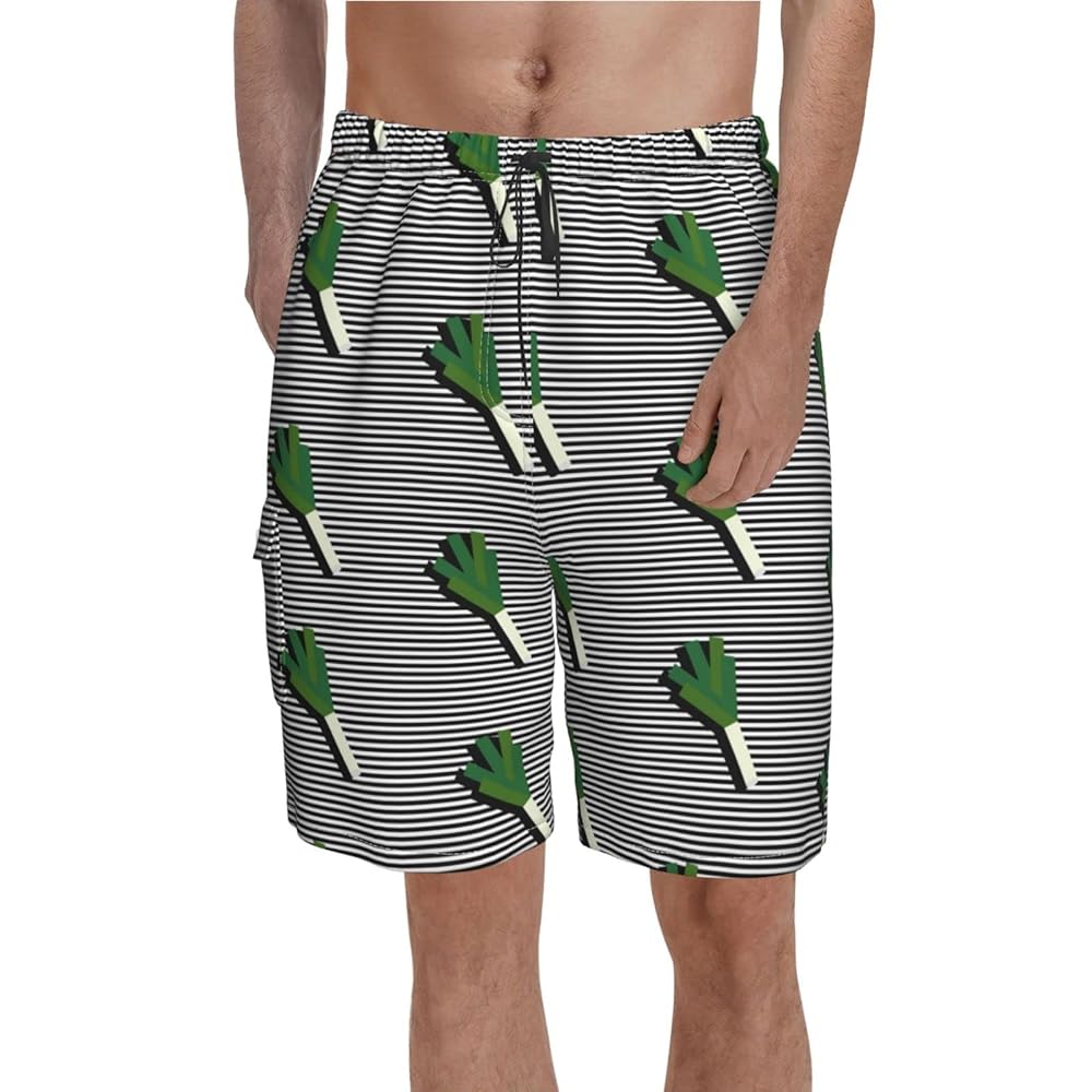 は*ま様 ファイド サーフパンツ 水着 ホワイト ストライプ フィジ