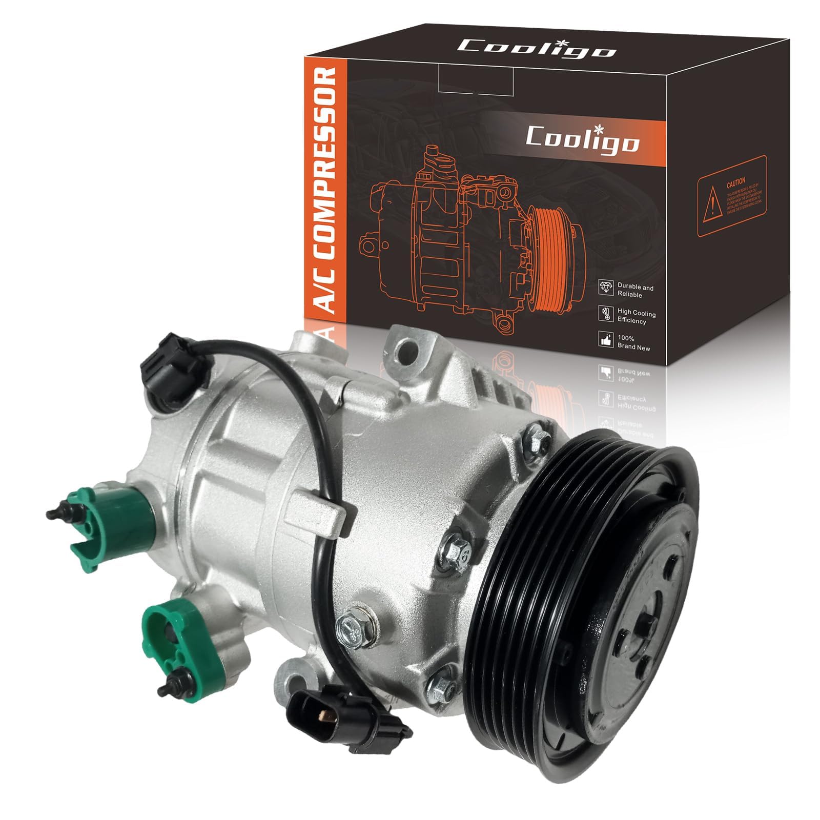 AC Compressor with Clutch Compatible for Kia Forte Koup 2014-2018,CO 29193C