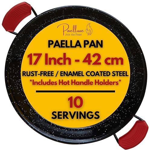 Paelluxe Enameled No-Rust Steel Skillet 17-Inch