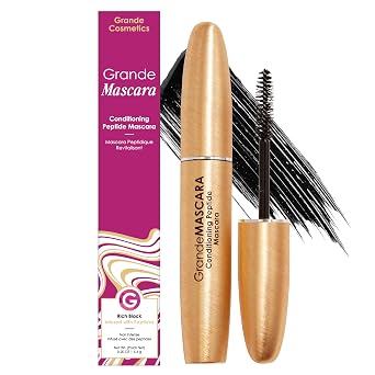 Grande Cosmetics GrandeMASCARA Conditioning Peptide Mascara Buildable Extreme Volume & Length Long-Lasting & Clump-Free Black Lash & Extension Friendly