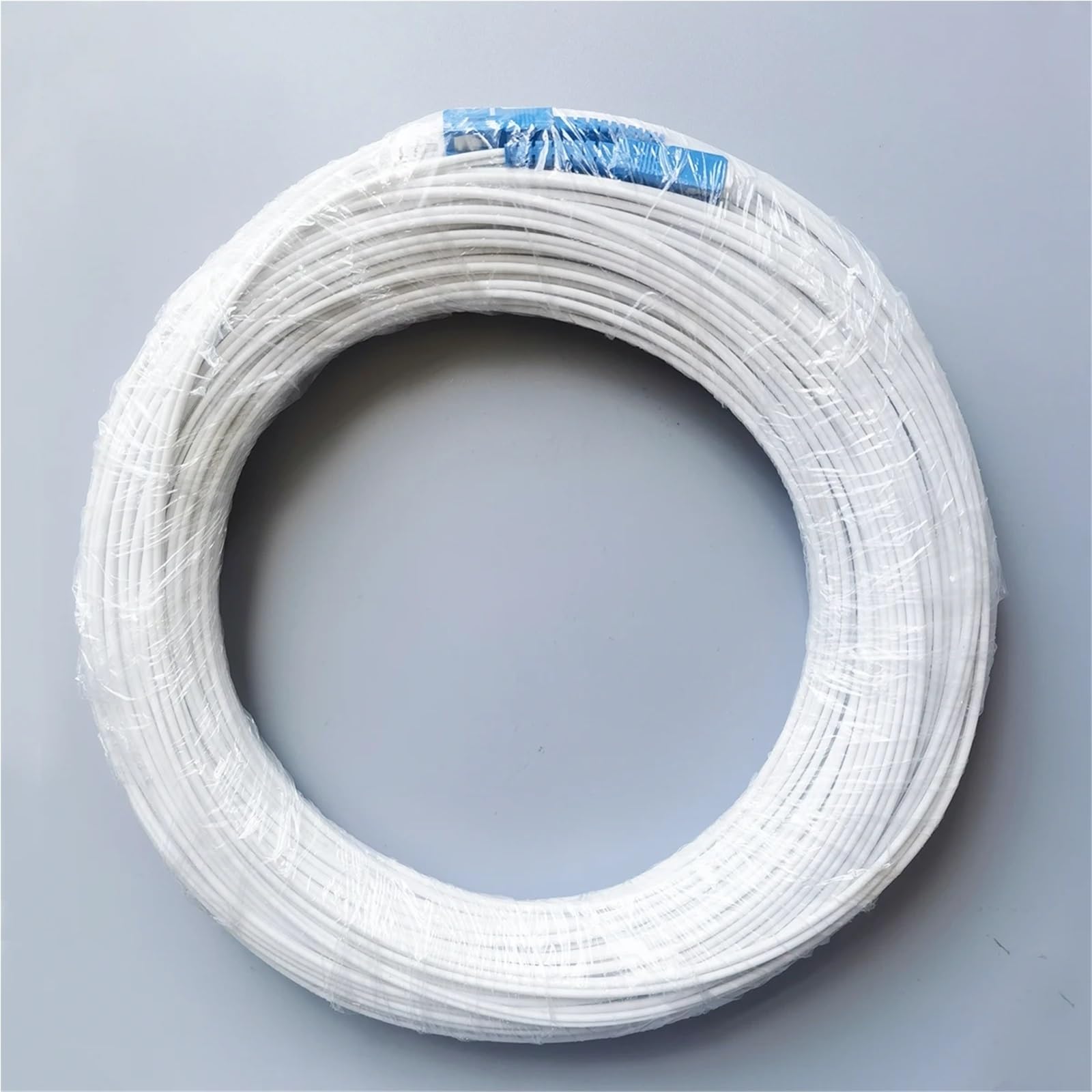 Câble de raccordement optique à fibre de 50 m FTTH SC/UPC-SC/UPC Monomode Simplex Câble de raccordement optique intérieur Câbles d'extension (50 m SCupc vers SCupc)