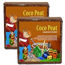 Cocopeat Block | Agropeat Block Pack of 2- Expands Up to 150 litres of Coco Peat Powder