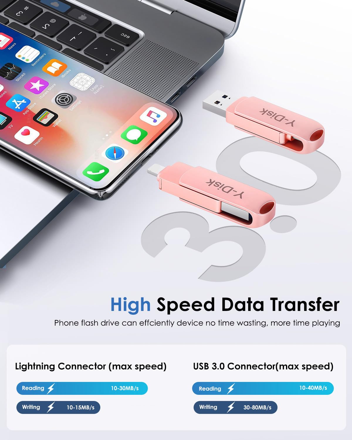 512GB Chiavetta USB per iPhone Memoria Esterna iPhone Pendrive