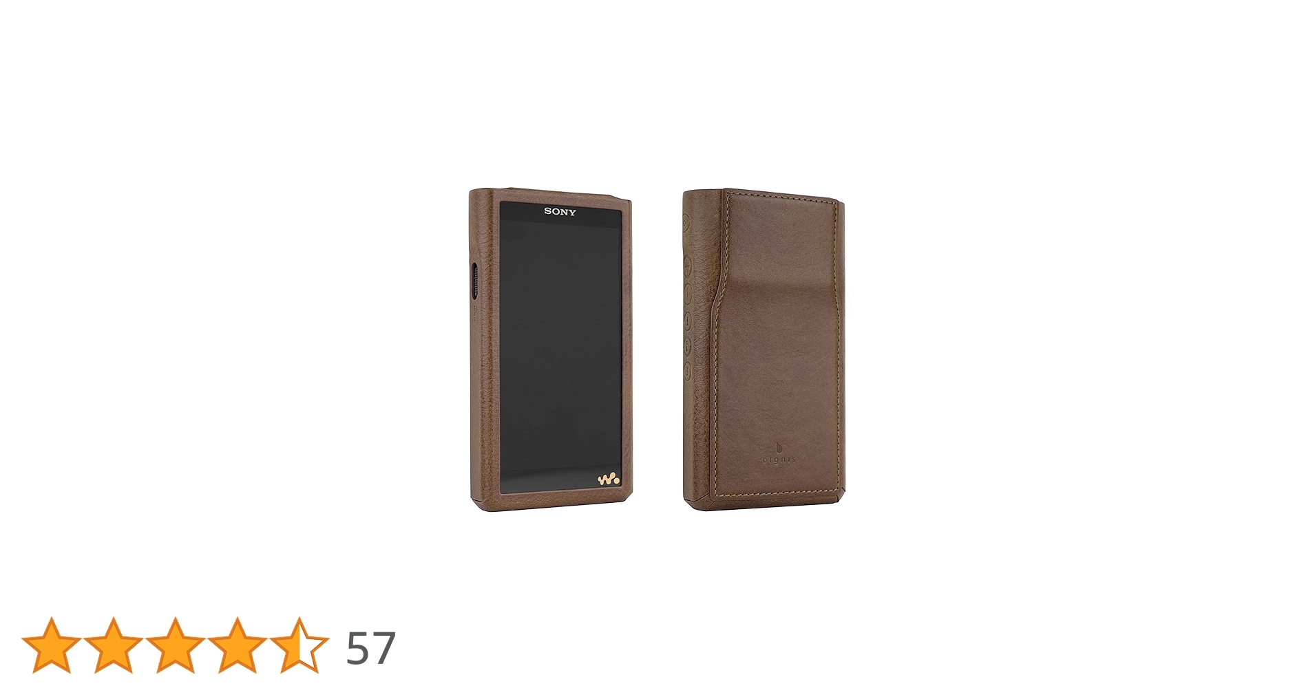 Amazon | [DIGNIS] 互換品 高級レザーケース [MIDAS2] SONY NW