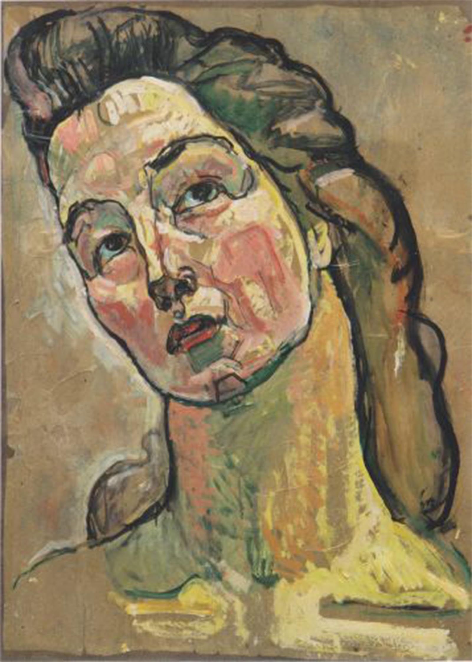 Posteriik No Frame Vintage Print Pop Art Landscape Artwork Portrait Study On View Into By Ferdinand Hodler Art Prints For Office Home Decor 60X90cm