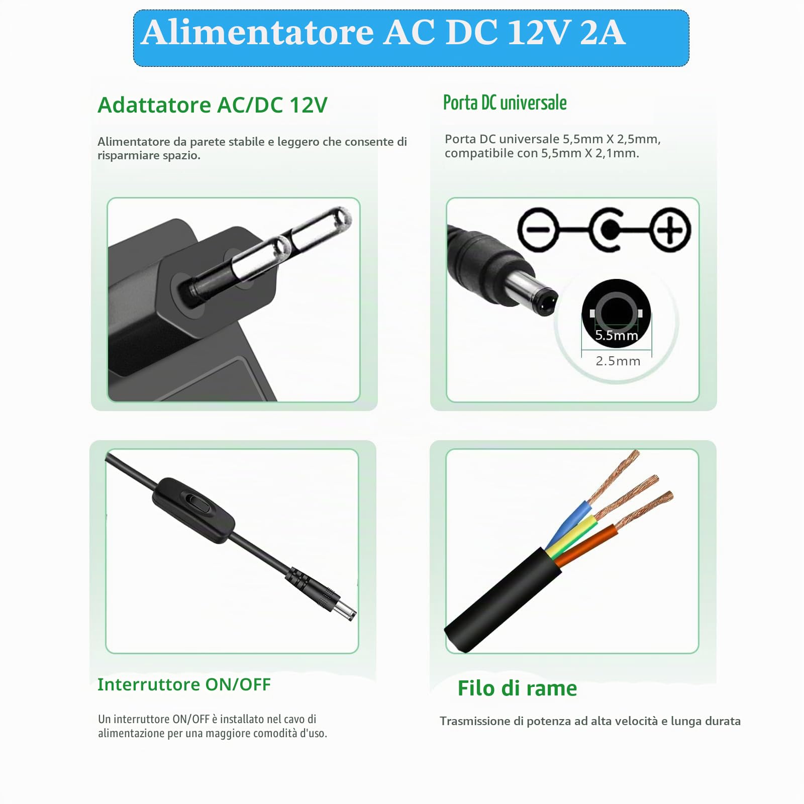 Adattatore da 12V per Yamaha Keyboard Power AC Adapter per PA-130a PA-130b PA-150b P45 PA-3b PA-3c PA-5d PSR-210 PSR-78 P125 E373 EZ-220 EZ-300 Electronic Piano.