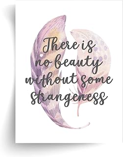 Edgar Allan Poe There is No Beauty Without Some Strangeness Unframed Print