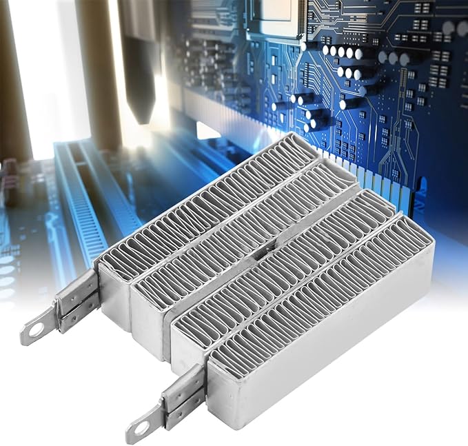 Calefactor eléctrico PTC, 12V 70W, elemento calefactor, termostático miniatura 7
