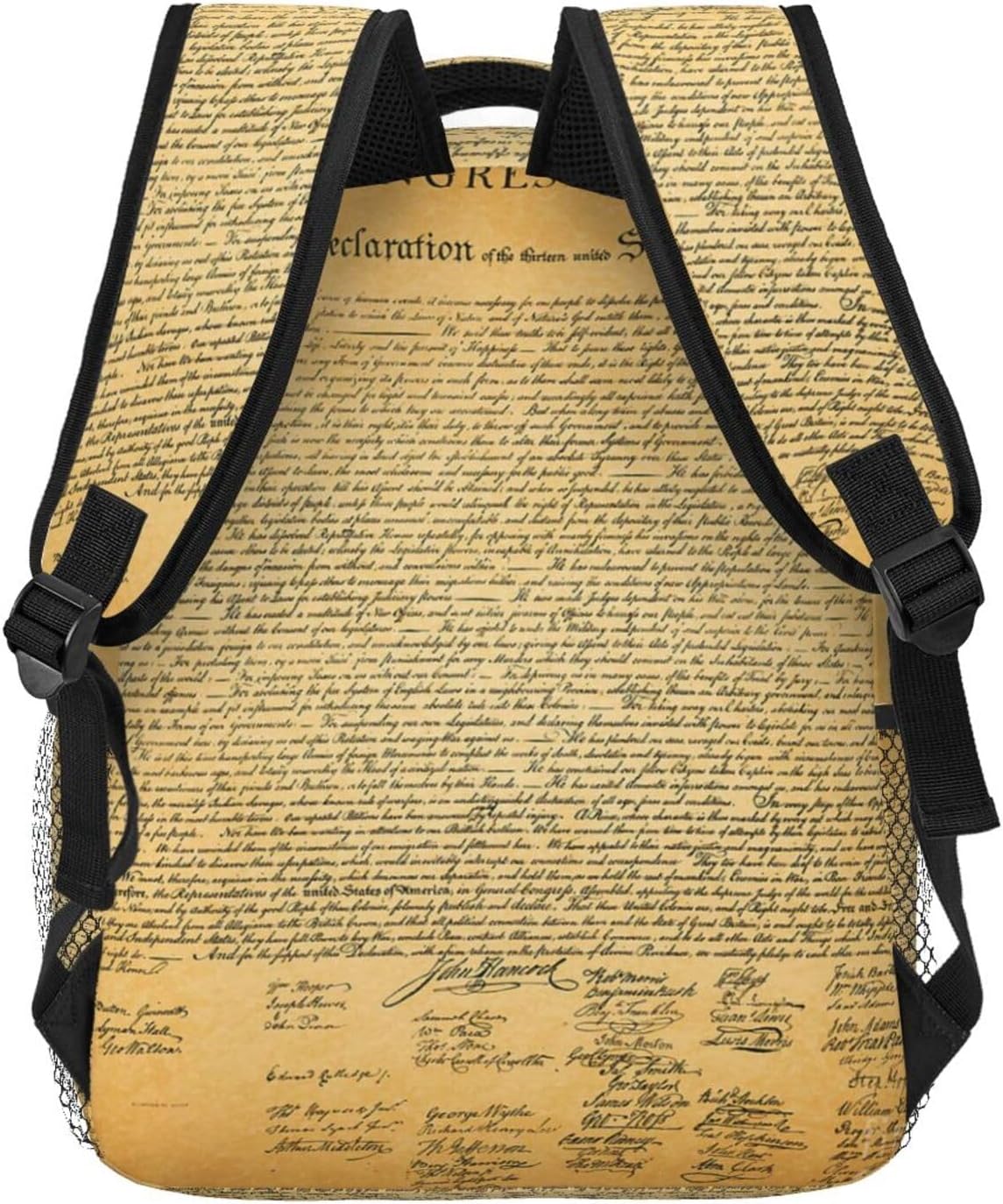 Men Women Declaration Of Independence Lightweight Backpack Casual Daypack For Travel