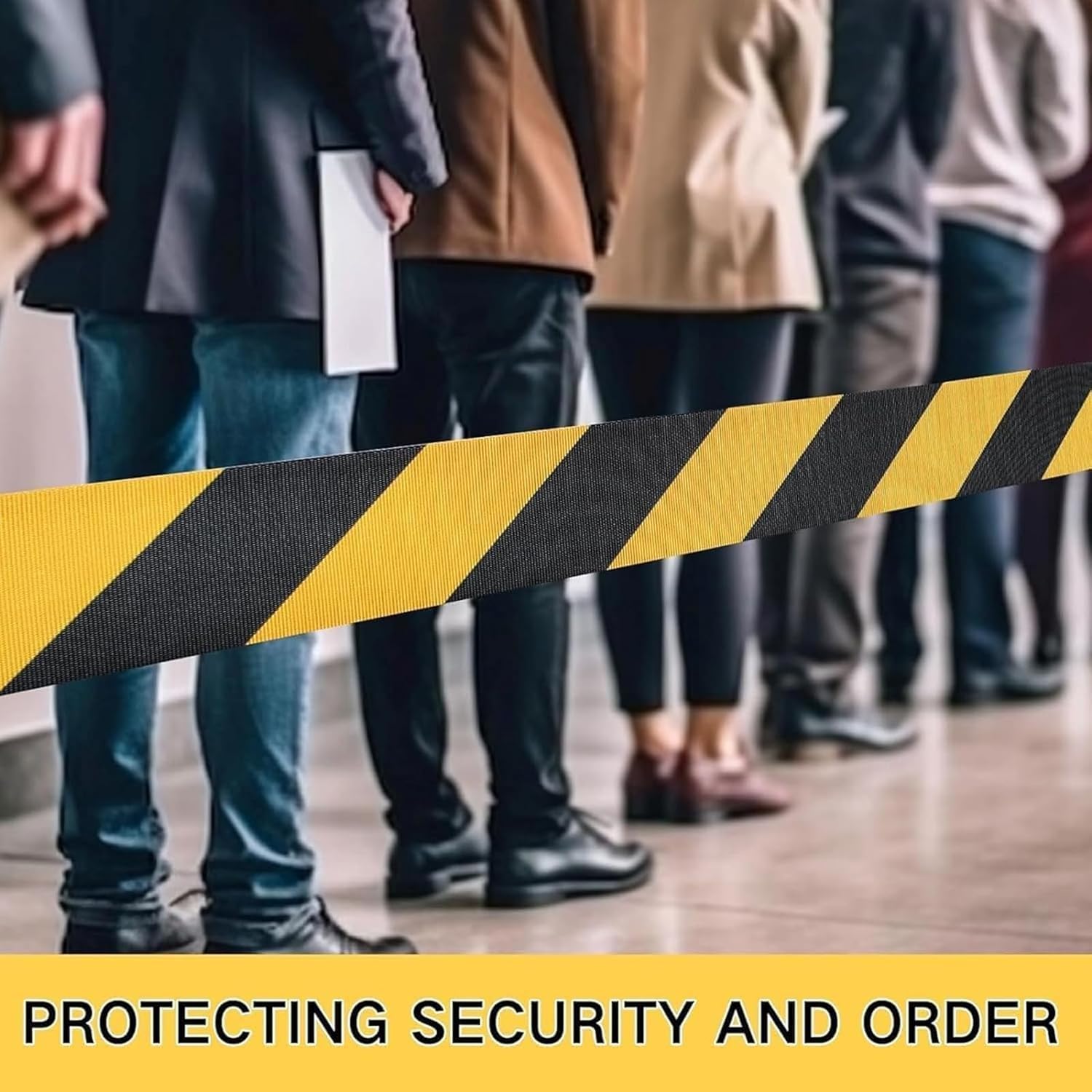 Retractable Belt Barrier,10M Retractable Barrier Belt, Magnetic Belt Barrier Retractable,Crowd Control Ribbon,for Outdoor Parking Lot/Magnet Crowd Control Wall Barrier,