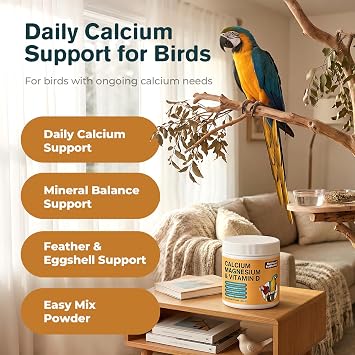 Bird Calcium Supplement with Magnesium & Vitamin D3