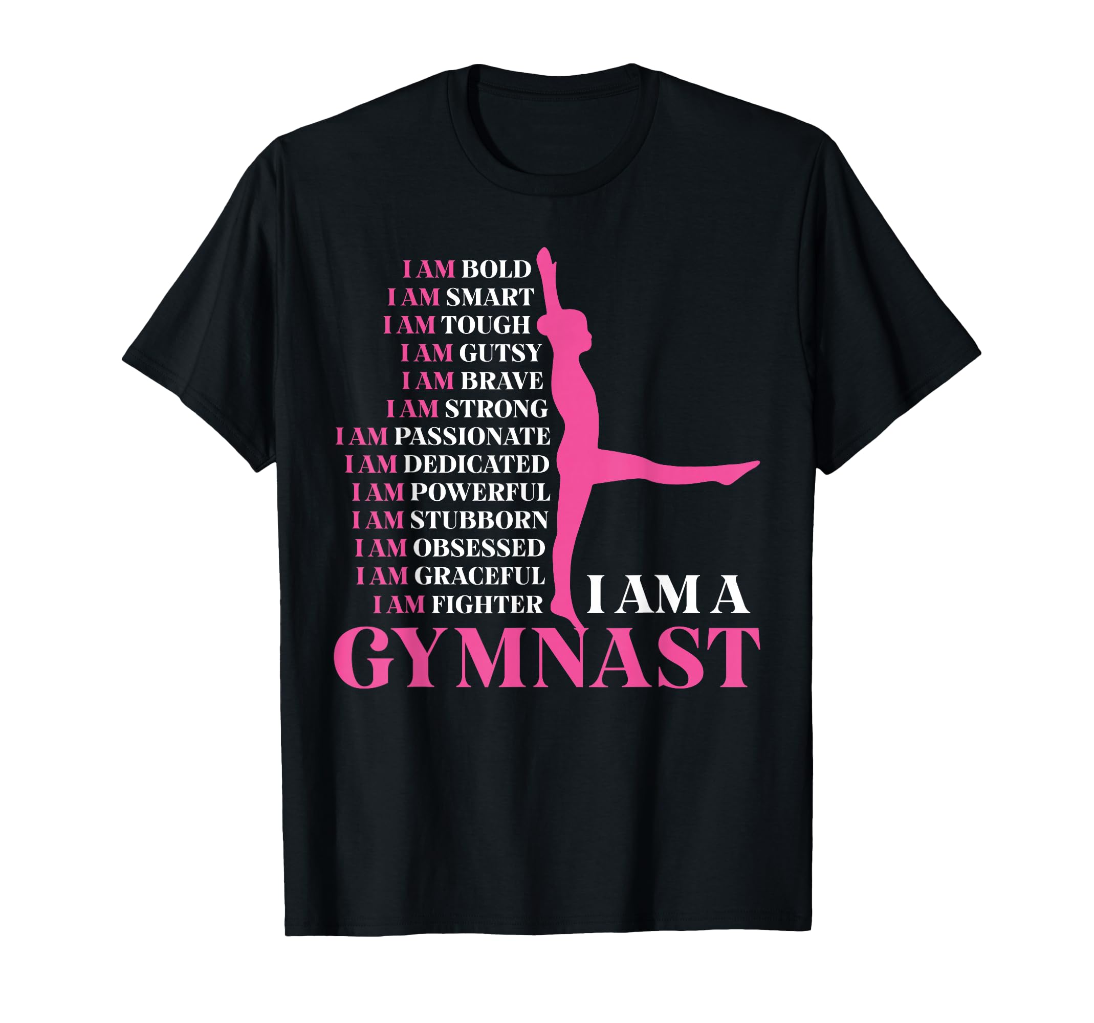 Retro Sports T-Shirt: 'I Am A Gymnast' for All Ages and Genders