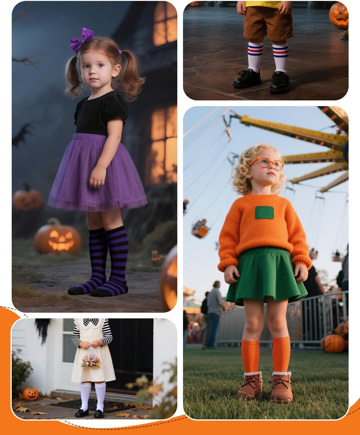 Century Star Toddler Baseball Knee High Socks for Boys Girls Soft Long Tube Softball Sock Youth Kids Soccer Uniform Socks - Image 7