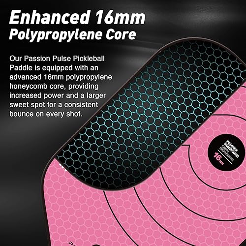 Miniatura 2 de Paletas de pickleball 2025, superficie de fibra de carbono cruda (CSF) de 0.63 pulgadas T700 de grano alto y giro, paletas de bola Pro Pickle