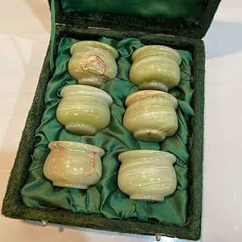 Amazon.co.jp: オニキス 大理石 ぐい呑み お猪口 6客 : ホーム＆キッチン