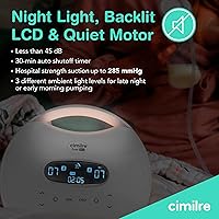 Vista 6 de S7 Dual Pro Extractor de leche recargable de Cimilre, sesiones de bomba personalizables con motores duales, múltiples velocidades de ciclo y niveles