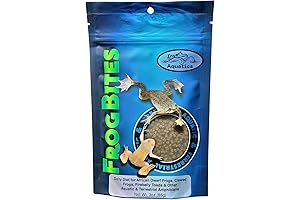 Frog Bites - Moist Pellet Sinking Diet for Frogs and Small Amphibians
