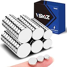 60Pcs Rare Earth Magnets,3 Different Size Small Magnets Tiny Neodymium Magnet for Crafts, DIY, Office