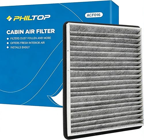 PHILTOP Filtro de aire de cabina, reemplazo para CF9846A, Prius 2001-2009, Sienna LE 2004-2009, 4Runner 2003-2009, filtro de cabina Premium ACF016