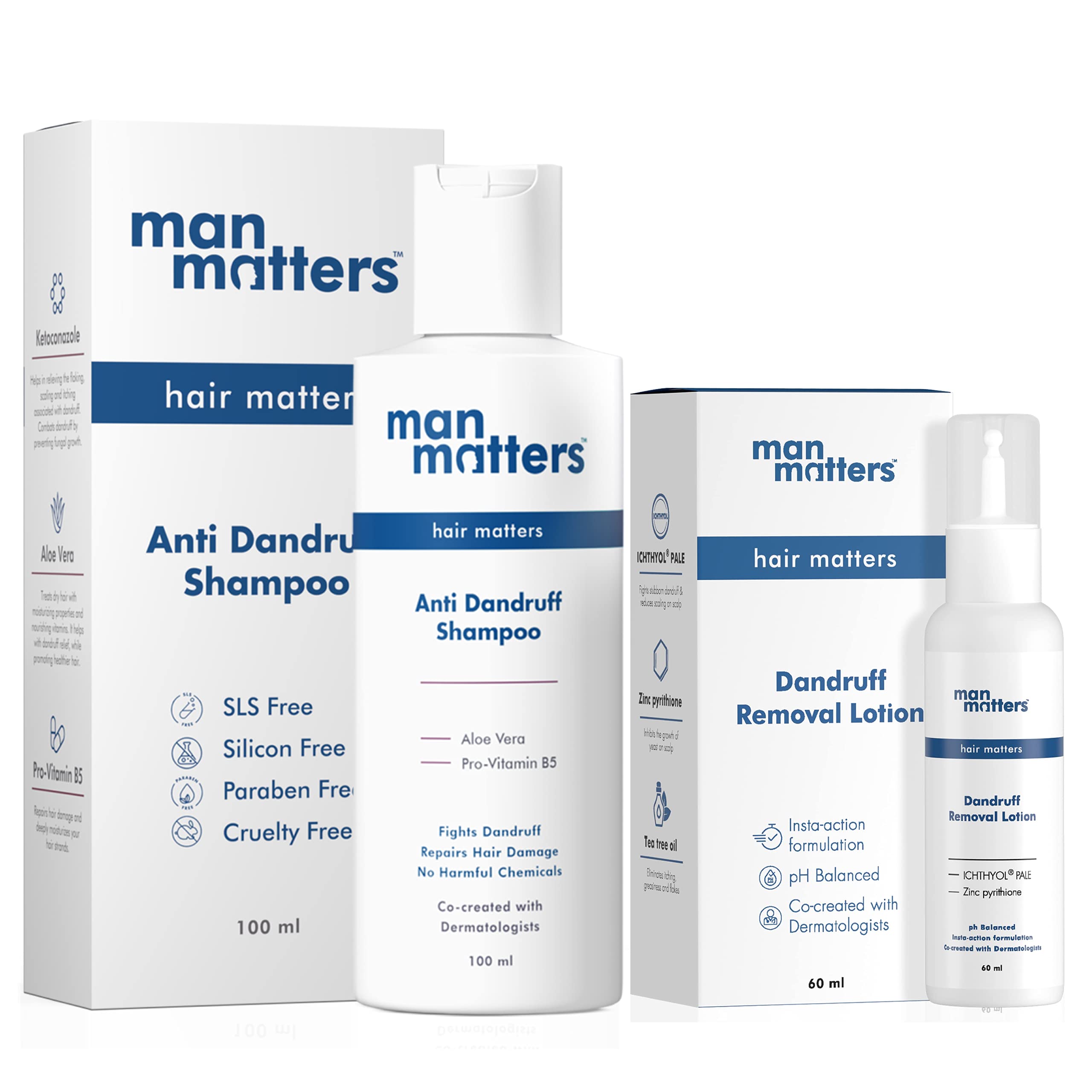 Man Matters AntiDandruff Kit for Man Advanced Anti Dandruff Shampoo