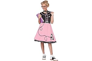 Girls Pink 50s Sweetheart Costume