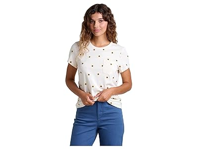 Toad&Co Primo Short Sleeve Crew Embroidered Women
