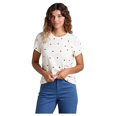 Toad&Co Primo Short Sleeve Crew Embroidered Women