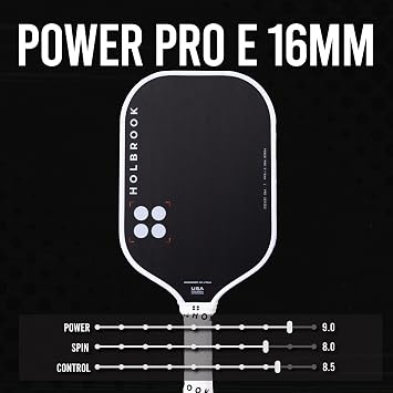 Holbrook Pro Serisi, Power Pro, USAPA Onaylı, Hafif Pickleball Kürek, Profesyonel Pickleball Kürek