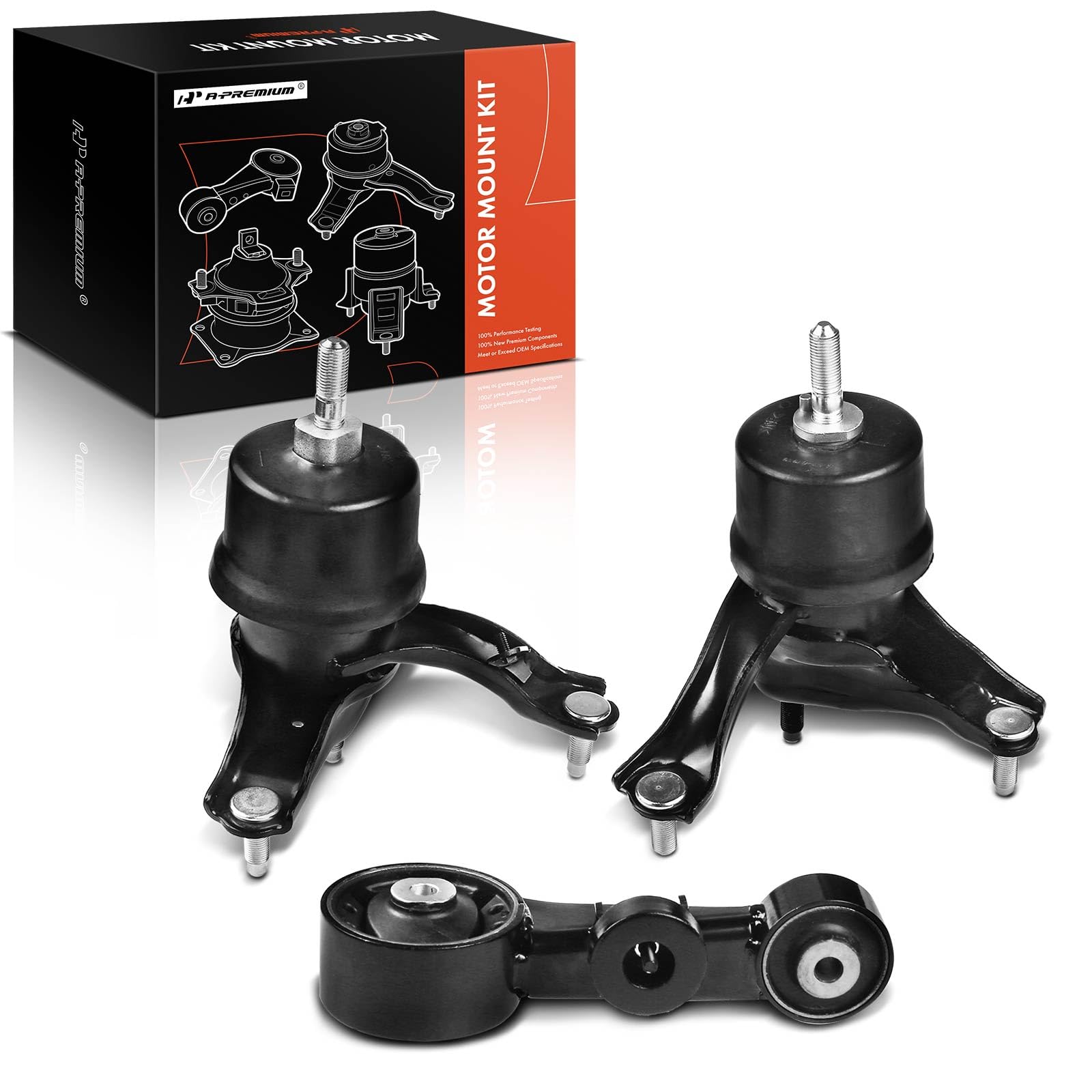 A-Premium Engine Motor and Transmission Mounts 3-PC Set Compatible with Lexus ES350 2007 2008 2009 2010 2011 2012 V6 3.5L Automatic Transmission