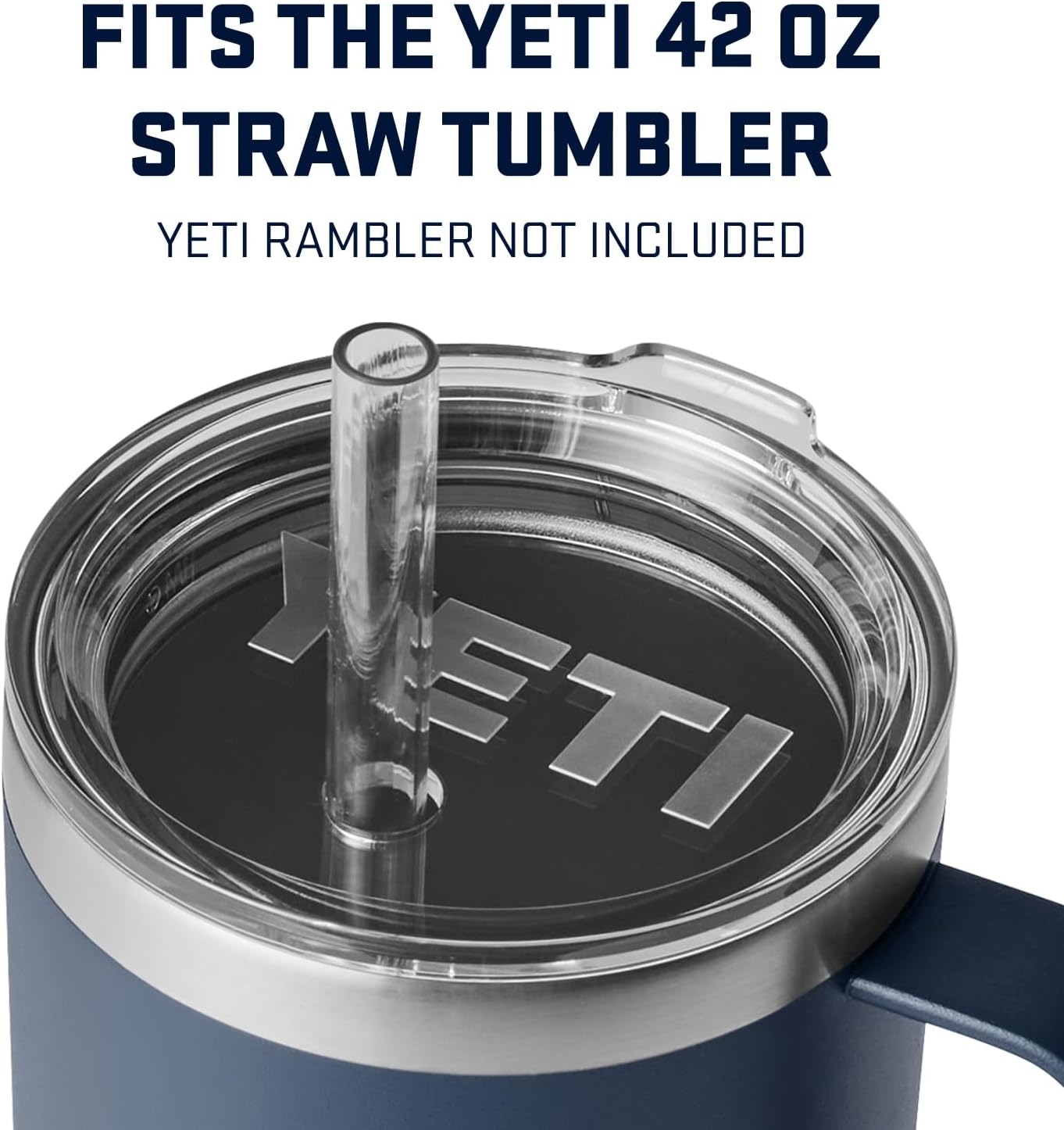 YETI Rambler Replacement Lid with Straw Fits 42 oz Straw Mug - Image 4