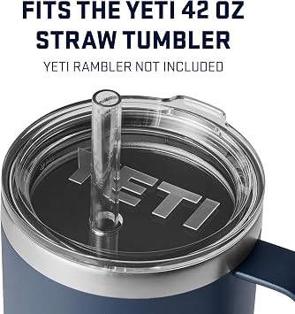 YETI Rambler Replacement Lid with Straw Fits 42 oz Straw Mug