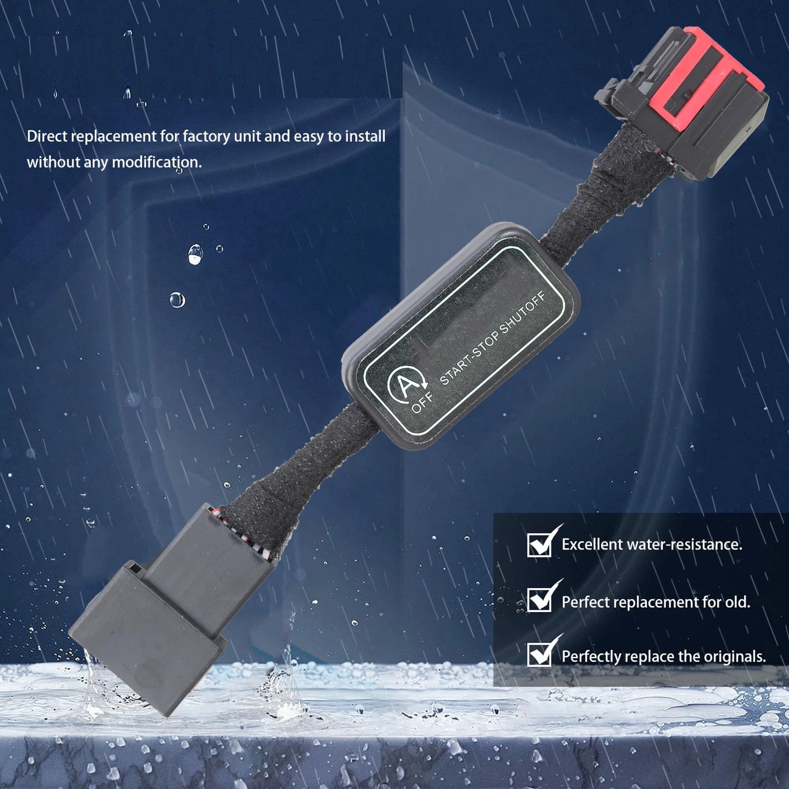 Avvia Stop Disattivatore Override Modulo Eliminatori Cancellatore Miglioramento Comfort di Guida Ottimizza il tuo dispositivo di risparmio di carburante per pendolari
