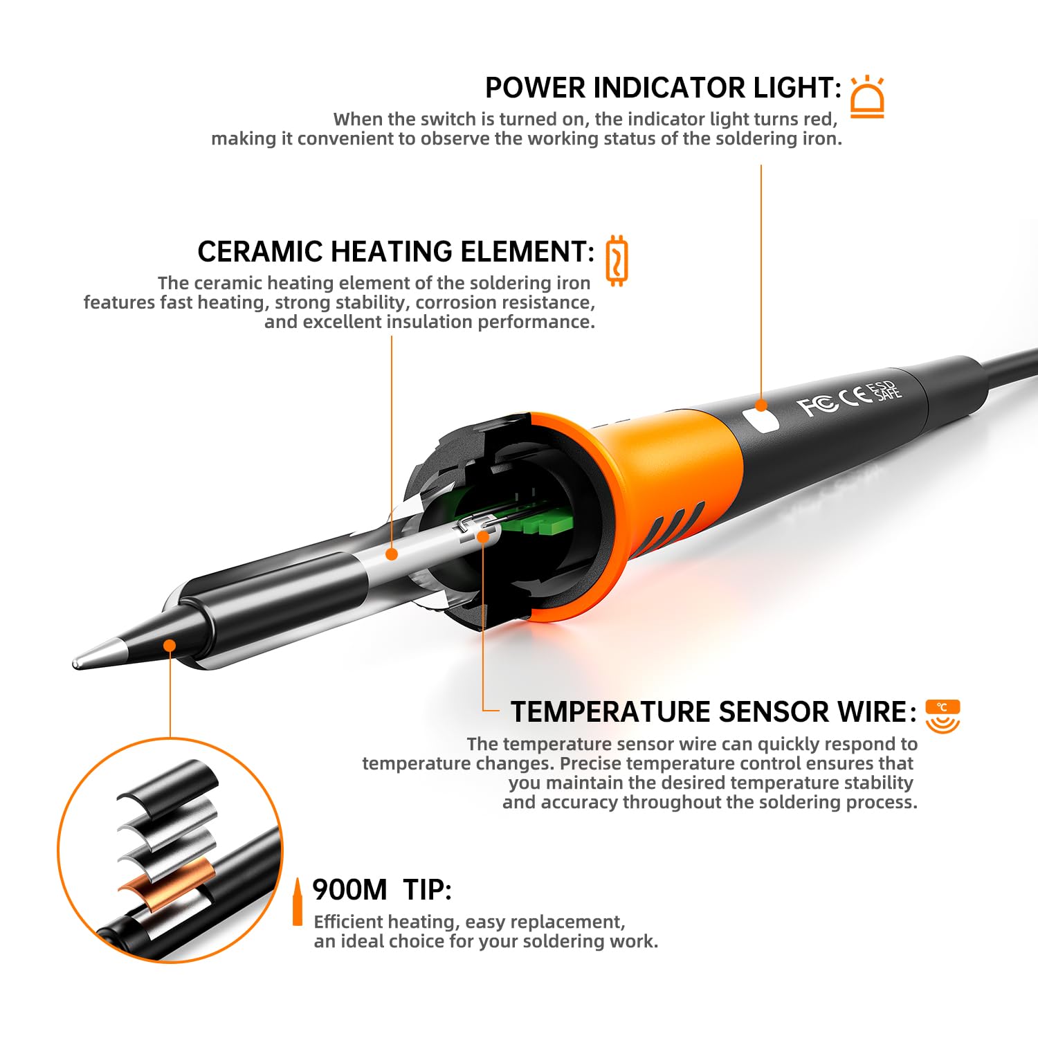 Soder Philips Snapklik.com : Digital Soldering Iron Station Kit, 2 Auxiliary Clamps ...