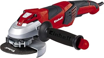 Einhell Devir Ayarlı Avuç Taşlama TE-AG 125 CE (1100 W, disk çapı Ø 125 mm, sabit devir teknolojisi, koruma kapağı, ayarlanabilir ek tutamakta anahtar, kesme diski dâhil değildir) - 4430860