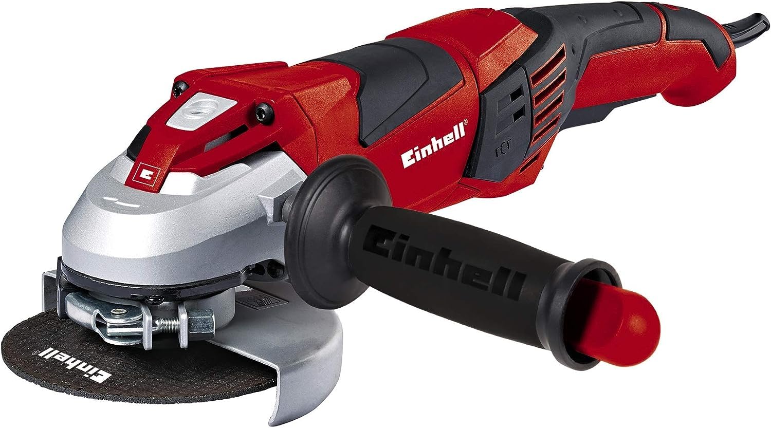 Einhell Devir Ayarlı Avuç Taşlama TE-AG 125 CE (1100 W, disk çapı Ø 125 mm, sabit devir teknolojisi, koruma kapağı, ayarlanabilir ek tutamakta anahtar, kesme diski dâhil değildir) - 4430860