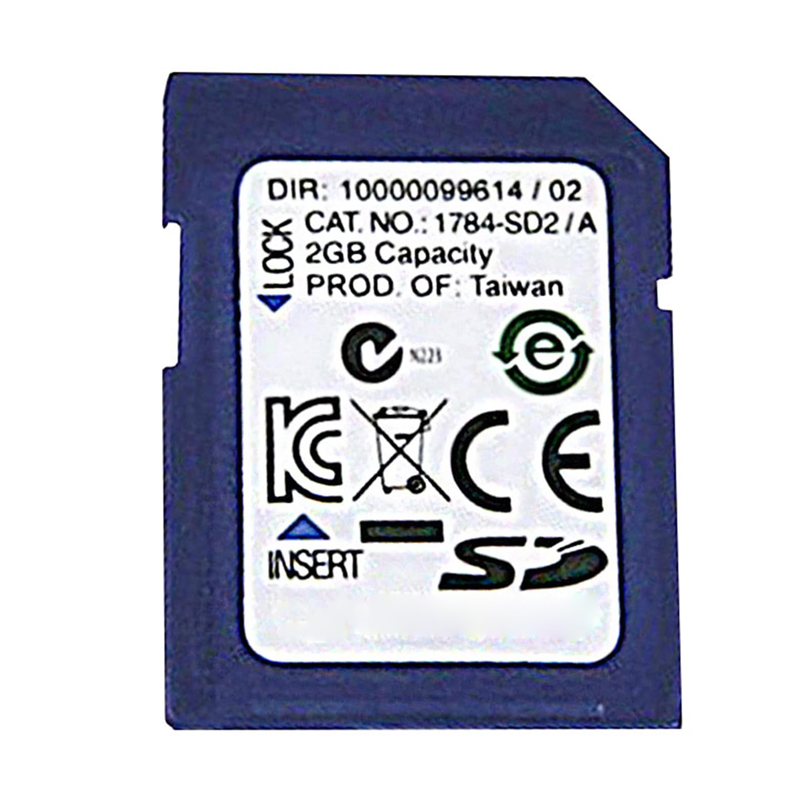 SMOCONE Expedited 1784-SD2 Secure Digital Memory Card 2 GB 1784-SD2 Sealed in Box with 1 Year Warranty Factory Seal