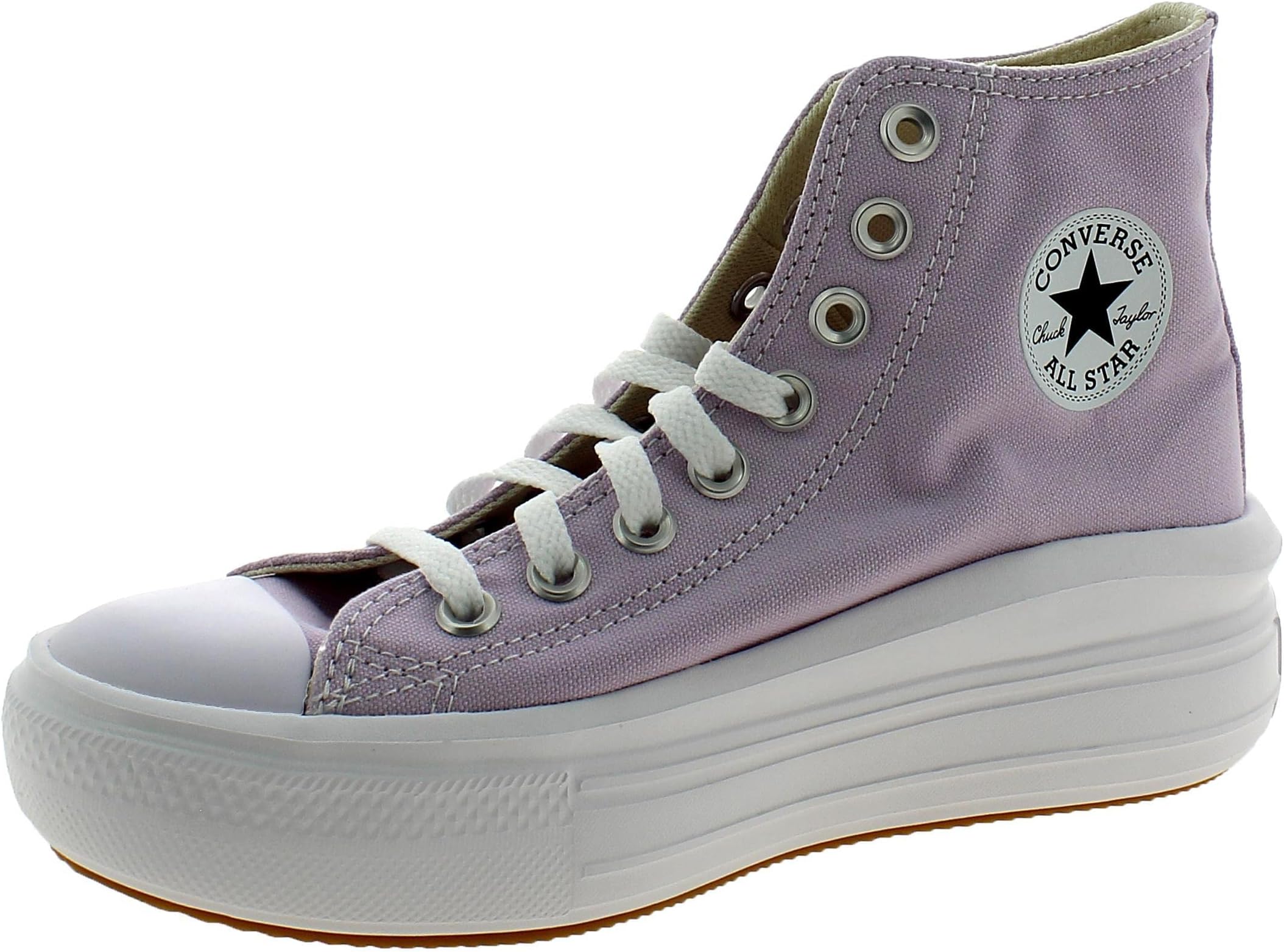 ConverseUnisex Chuck Taylor All Star Move High Top Platform Sneaker - Pale Amethyst/White