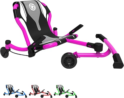 EzyRoller Scooter giratorio para niños y adolescentes, juguete de paseo al aire libre con ruedas giratorias para deriva y giro apretado, hasta 150