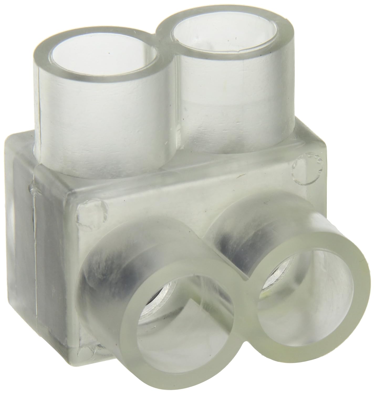 Burndy BIT250 Unitap Clear Insulated Multiple Tap Connector, 10-250 AWG/kcmil Wire Range, 2.07" Width, 2.03" Length, 2.13" Height