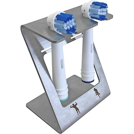 WIETRE Edelstahl Aufsteckbürsten Halter mit Auffangschale | passt für ...