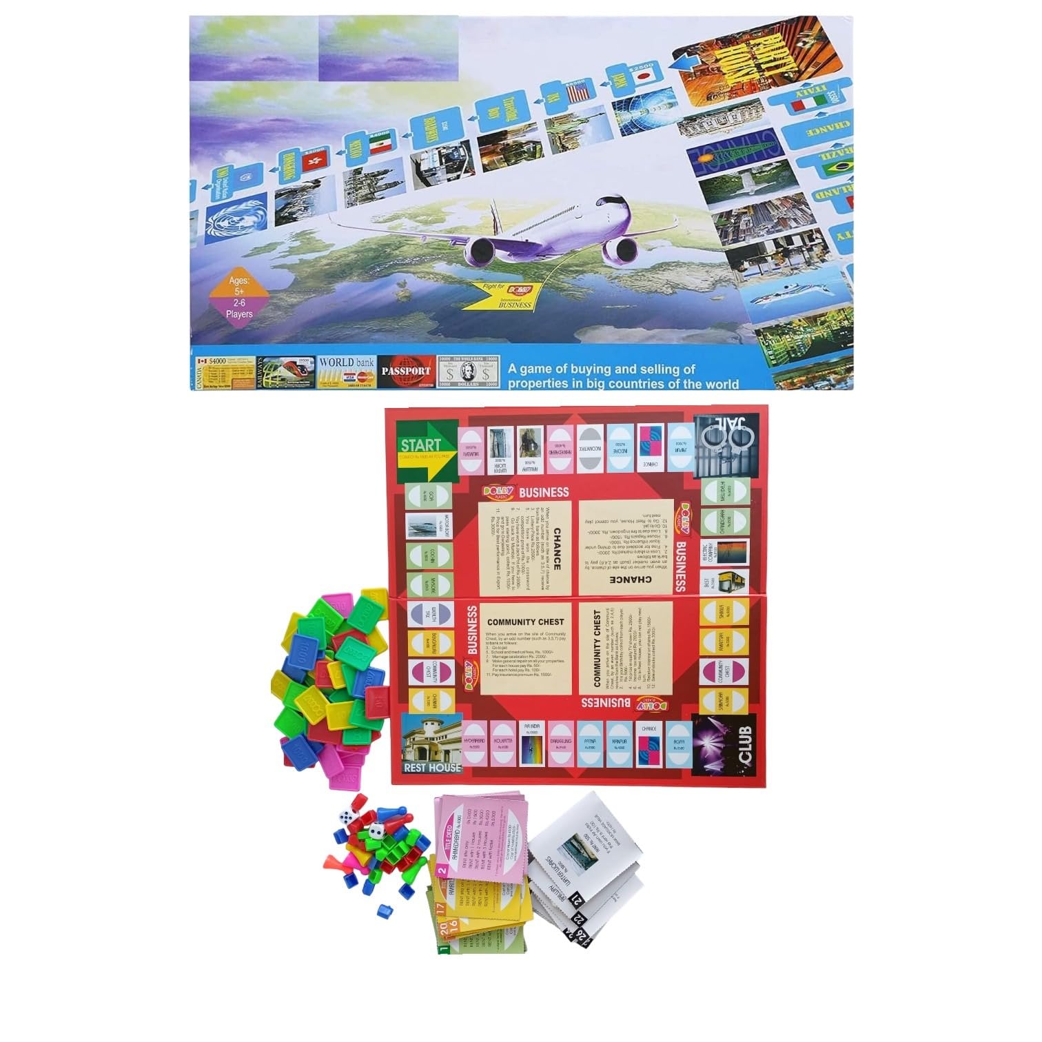 Toys Treasure Business Board Game for Family Time, Kids Toys (International Business) Money & Assets Games (B0CT8YD4DV) Amazon Price History, Amazon Price Tracker