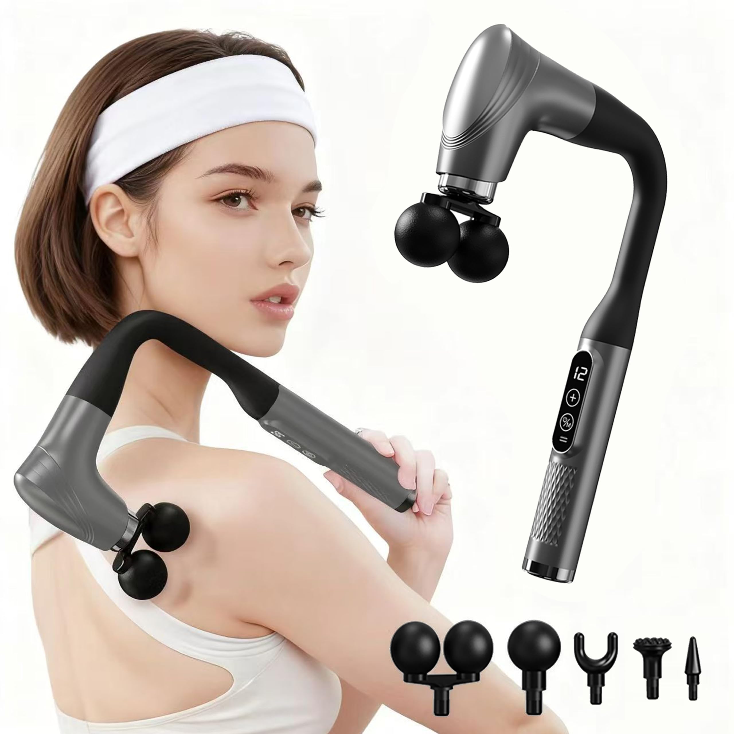 Amazon | Frecon 筋膜リリースガン ハンディガン 静音 强力 5種類の