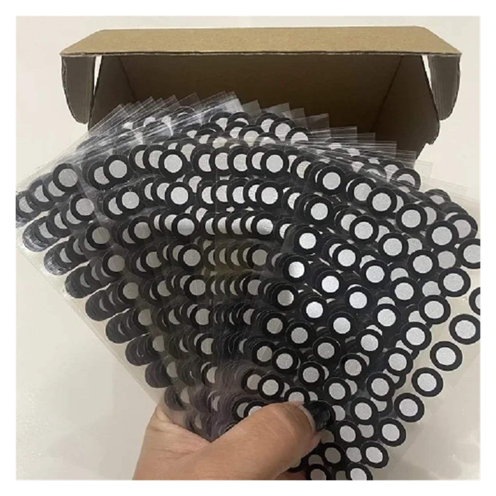 1000 szt. 3/6/10/12mm znacznik skanera 3D rozproszone odbicie śledzenie kropka znaczniki punktu odniesienia do skanowania 3D(500pcs,12/19MM)