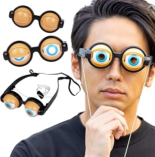 【玩具の神様】眼镜 飞出的眼珠 下巴的动作改变眼睛的动作 派对 活动 生日会 短剧 相亲 等 (标准)