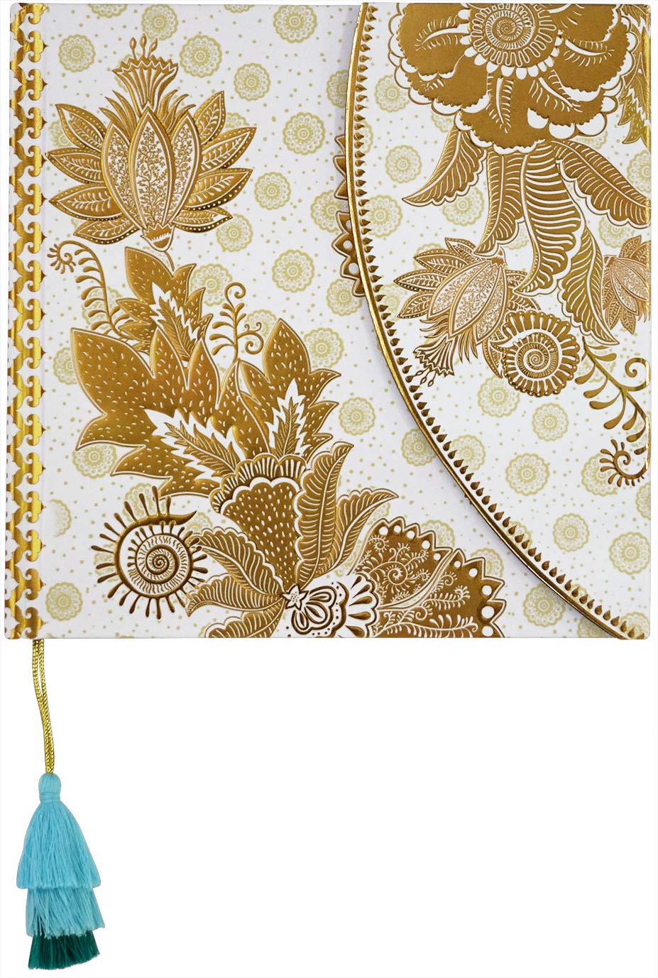 Cuaderno boncahier "mediterraneo" (dorado)