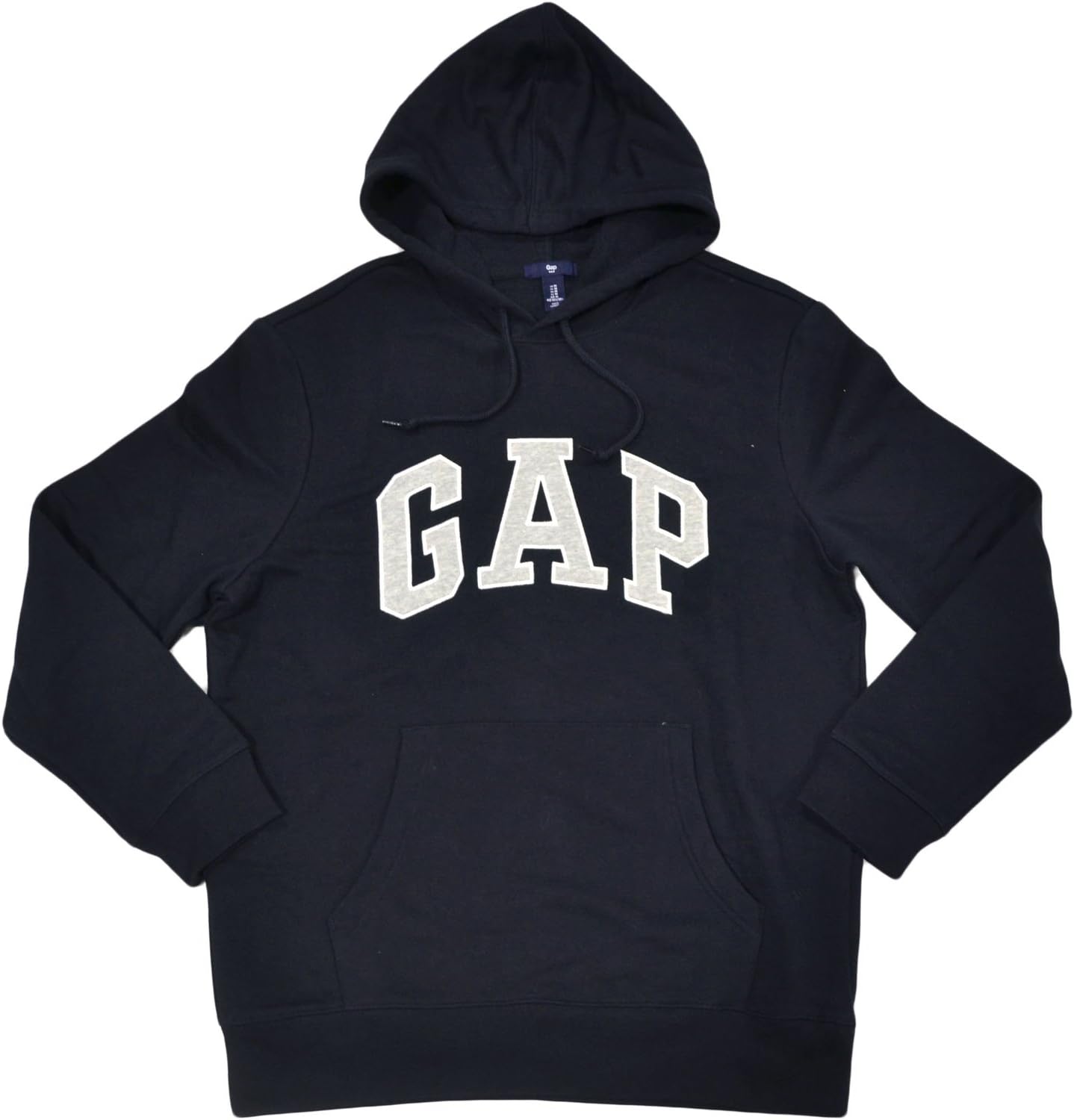 GAP Mens Fleece Arch Logo Pullover Hoodie (Sailor Navy, X-Small)