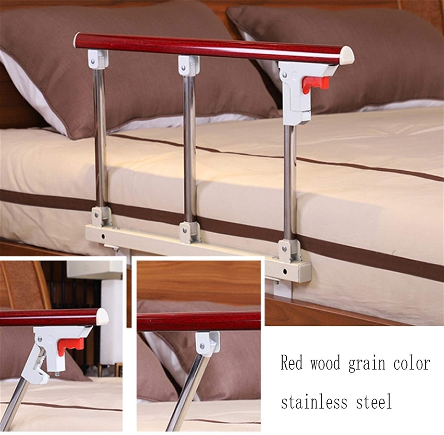 Protector Lateral para barandilla de Cama para Personas Mayores, barandillas de Seguridad para Cama para Personas Mayores Soportes de barandilla de Seguridad para Cama para Persona