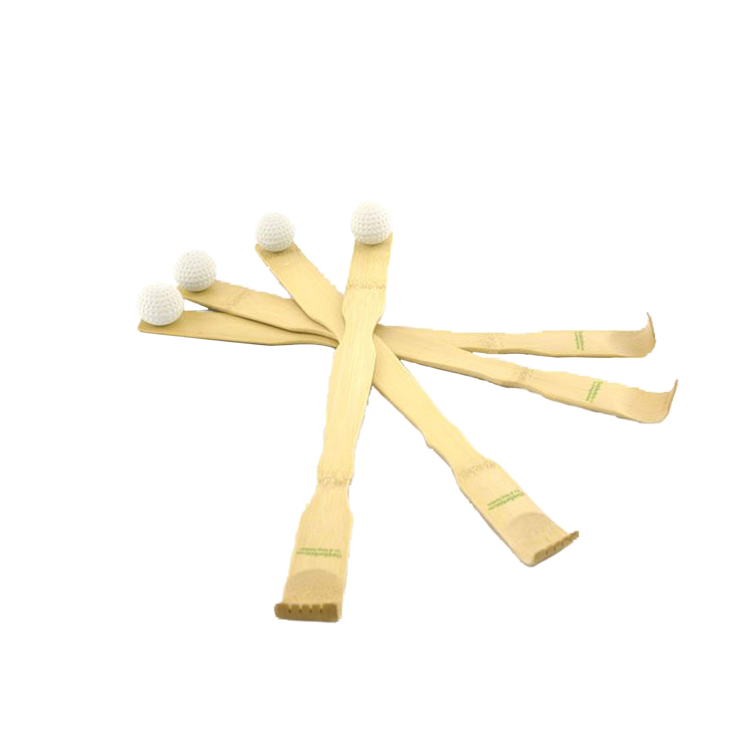 BambooMN Massager Tool, 4X Bamboo Mallet Bonger Backscratcher (Set of 4)