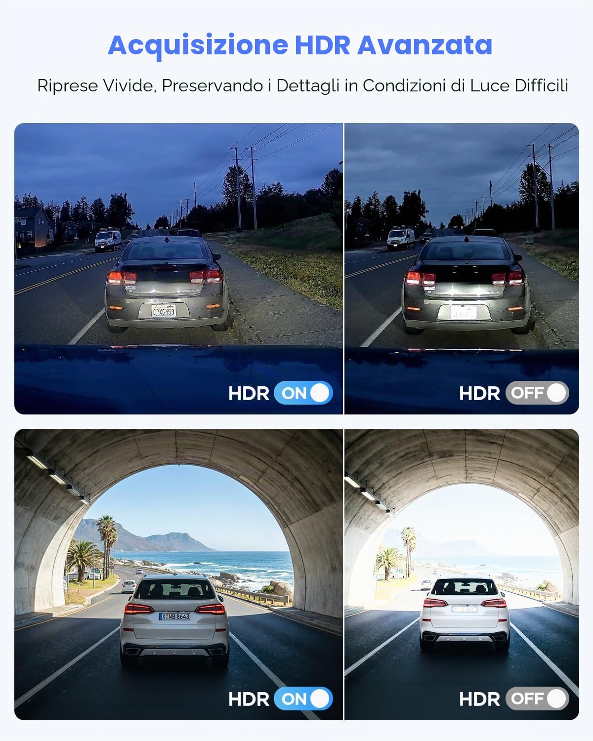 VIOFO Dash Cam per Auto 2.5K Quad HD GPS, A119V3 2560 x 1600P Cam Avanti Sensore Parcheggio 48h 3 Mode, IMX355 da 5MP, 140 Gradi, Registrazione Continua e di Emergenza, Support Max 256GB